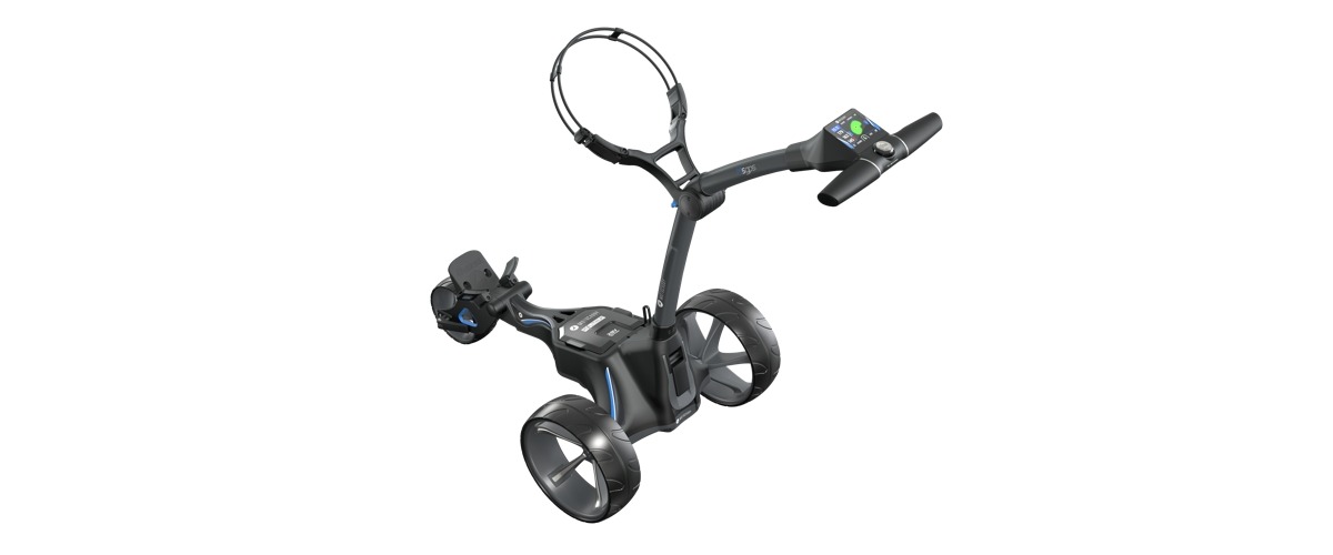 GPS Motocaddy M5 GPS High Angle 1200x500 1 - GPS-Entfernungsmesser - High-Tech auf der Golfrunde