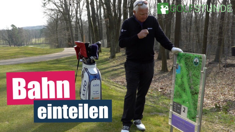 bahn einteilen yt 768x432 - Schlag über Hindernis – Den Herausforderungen auf dem Golfplatz mutig begegnen