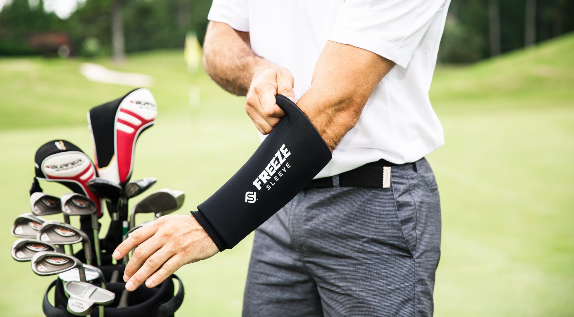 freeze sleeve 1 freeze sleeve 1 - Freeze Sleeve: Die innovative Kälte-Therapie-Lösung für Golfer