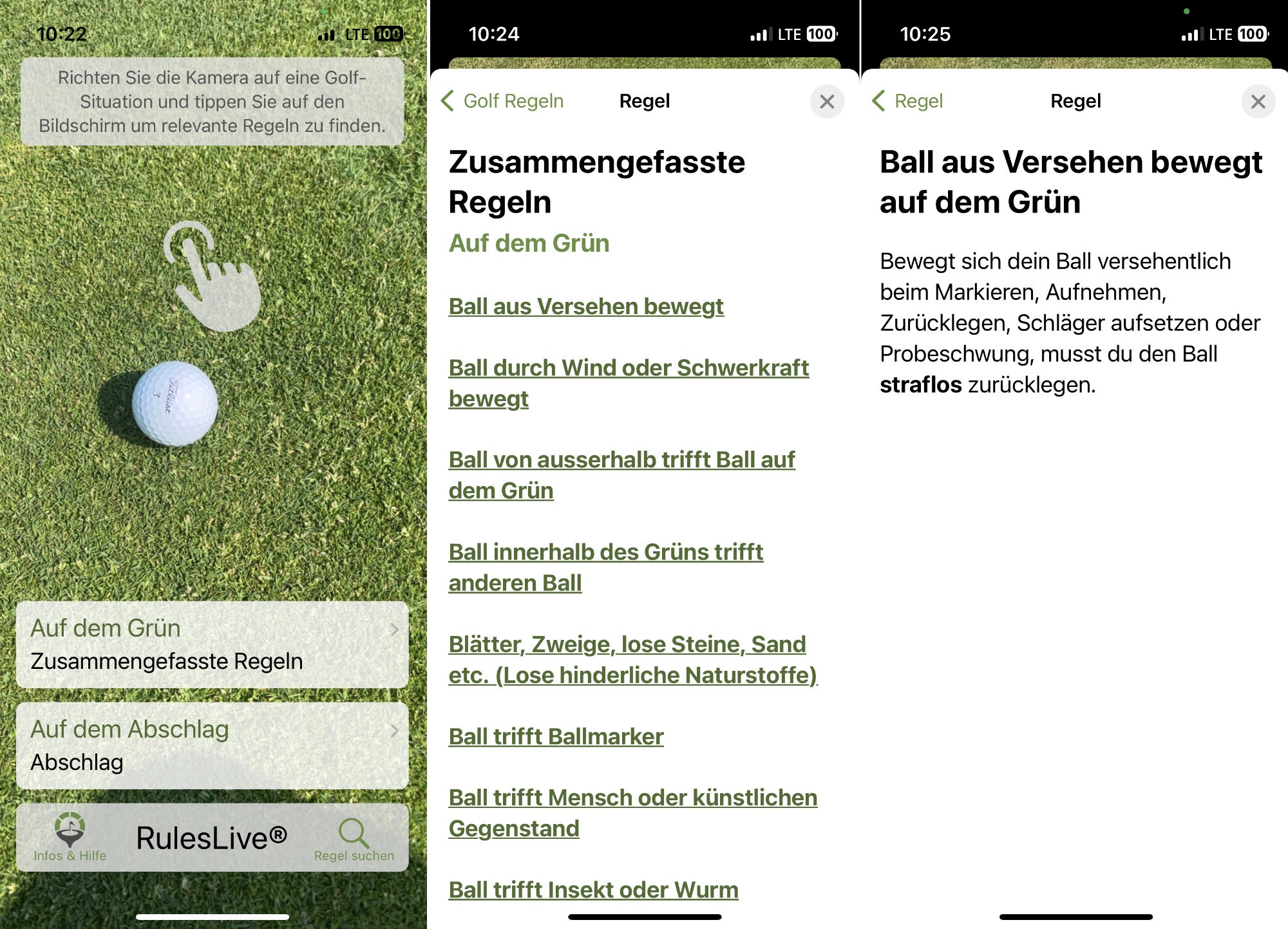 golfregeln smartphone - RulesLive – Immer die richtige Regel auf dem Golfplatz parat