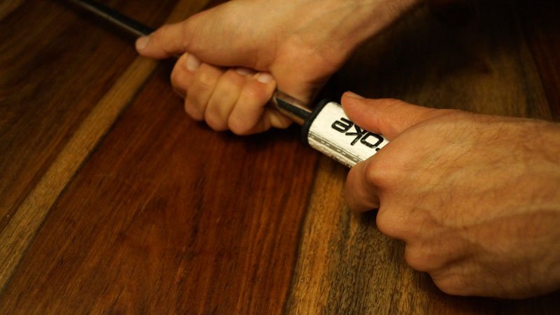 griff richten griff richten - Super Stroke Golfgriff montieren