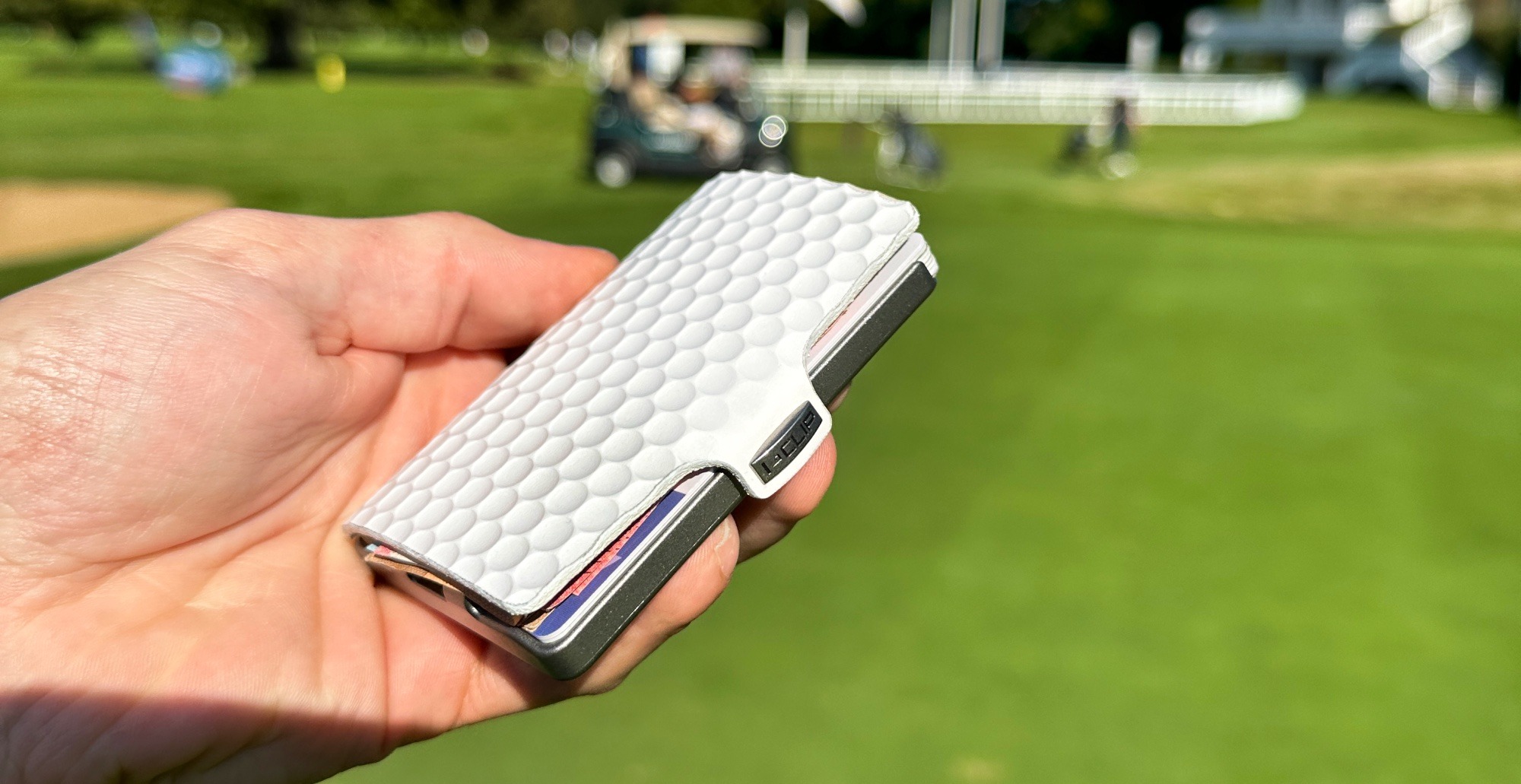 iclip golfplatz - I-CLIP Slim Wallet im Golfball-Design – Golf-Geschenktipp für Weihnachten