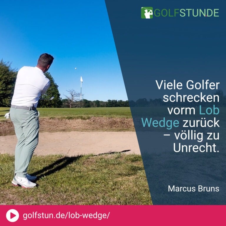 ⛳ Perfekt für hohe, weiche Schläge über Hindernisse.
💡 Lockerer Schwung, neutrale Schlägerstellung, kein Risiko bei guter Lage.
💡 Bleibt näher an der Fahne als ein Pitching Wedge.
💡 Fazit: Trau Dich – das Lob Wedge gehört in Dein Bag!