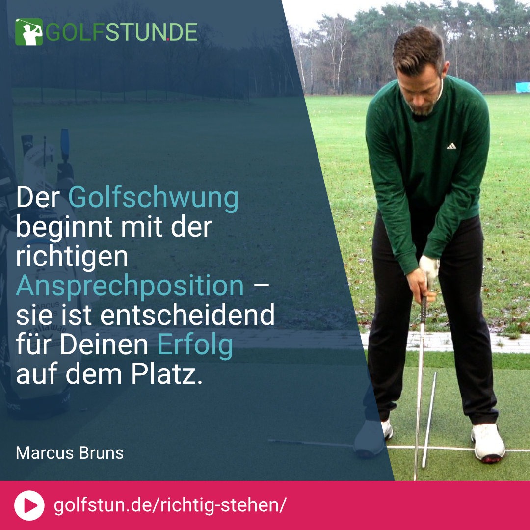 Das Setup: richtig am Ball stehen