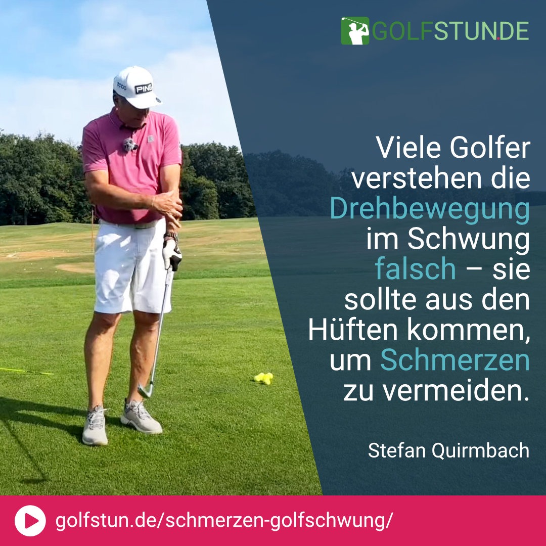 Schmerzen beim Golfschwung: Ursachen & Lösungen